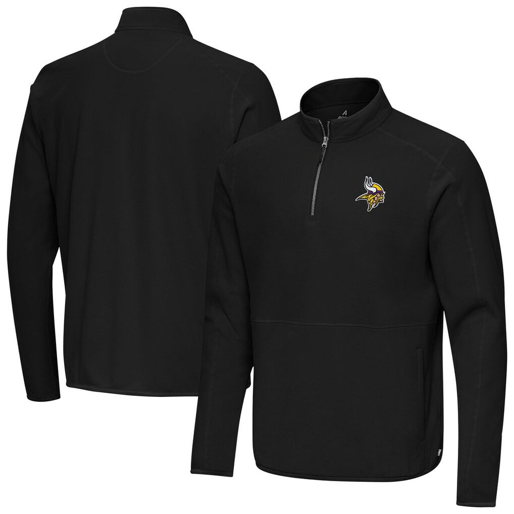 Minnesota Vikings  Antigua Step Up Quarter-Zip Pullover