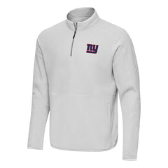 New York Giants  Antigua Step Up Quarter-Zip Pullover
