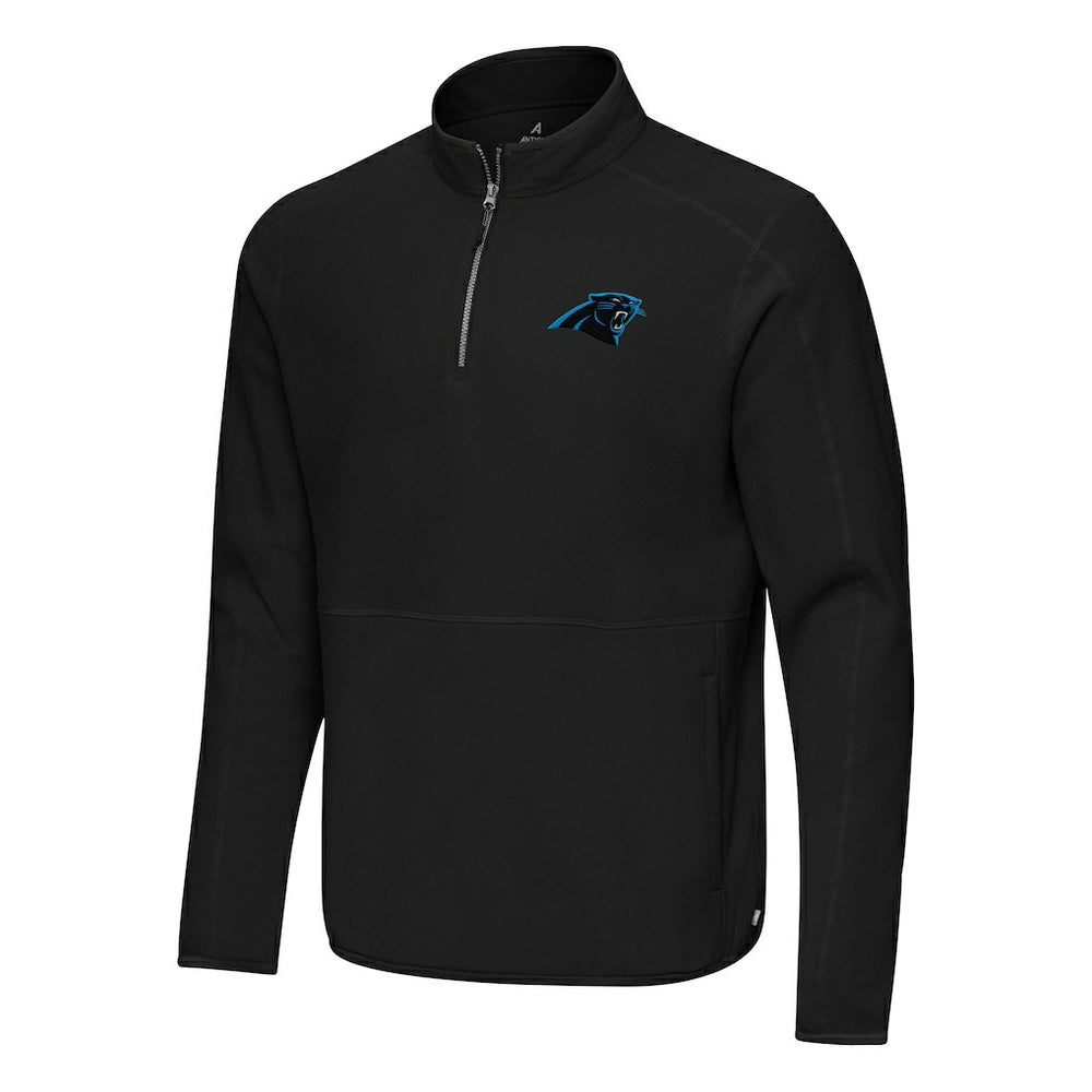 Carolina Panthers  Antigua Step Up Quarter-Zip Pullover