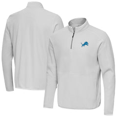 Detroit Lions  Antigua Step Up Quarter-Zip Pullover