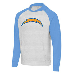 Los Angeles Chargers  Antigua Urgent Raglan Pullover Hoodie