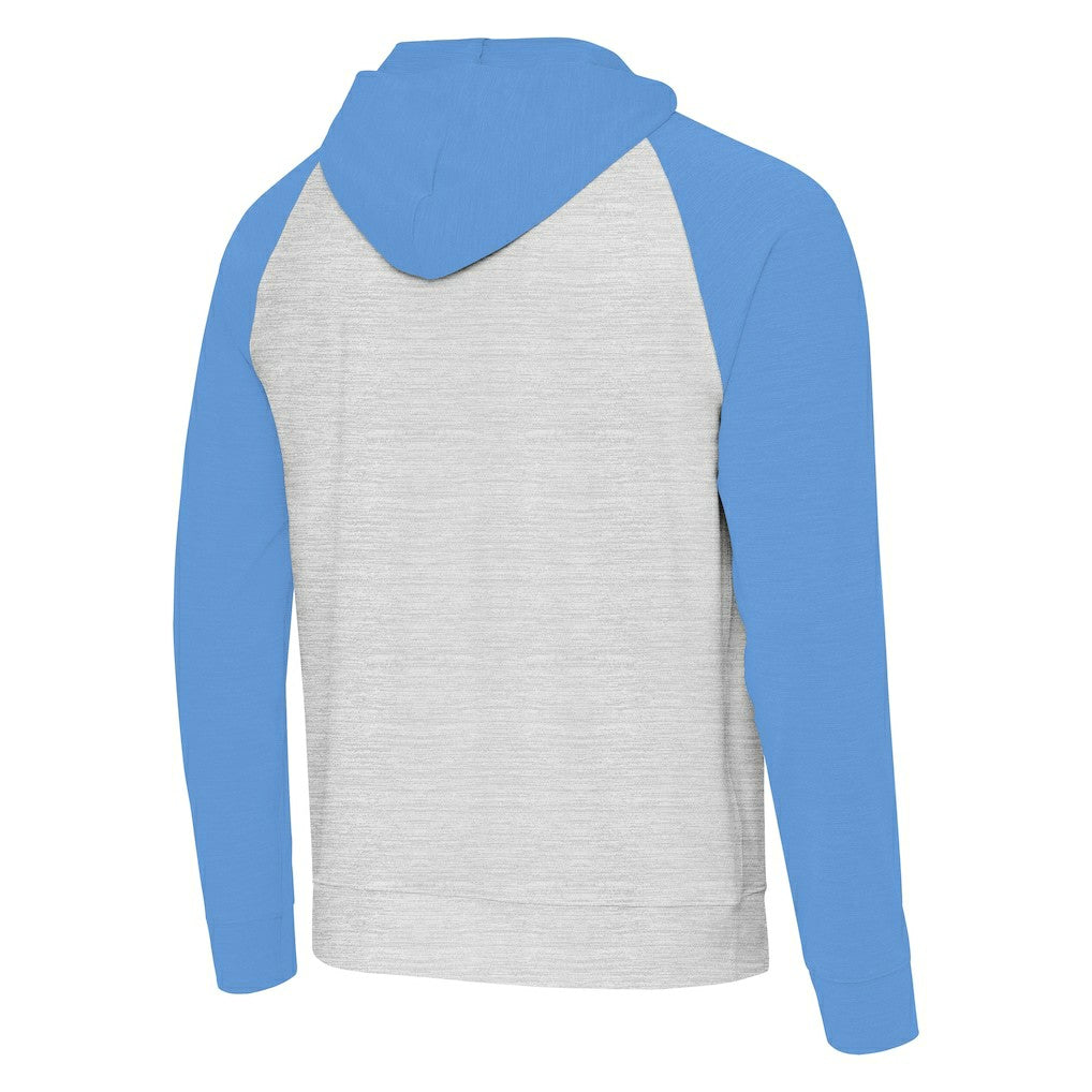 Los Angeles Chargers  Antigua Urgent Raglan Pullover Hoodie