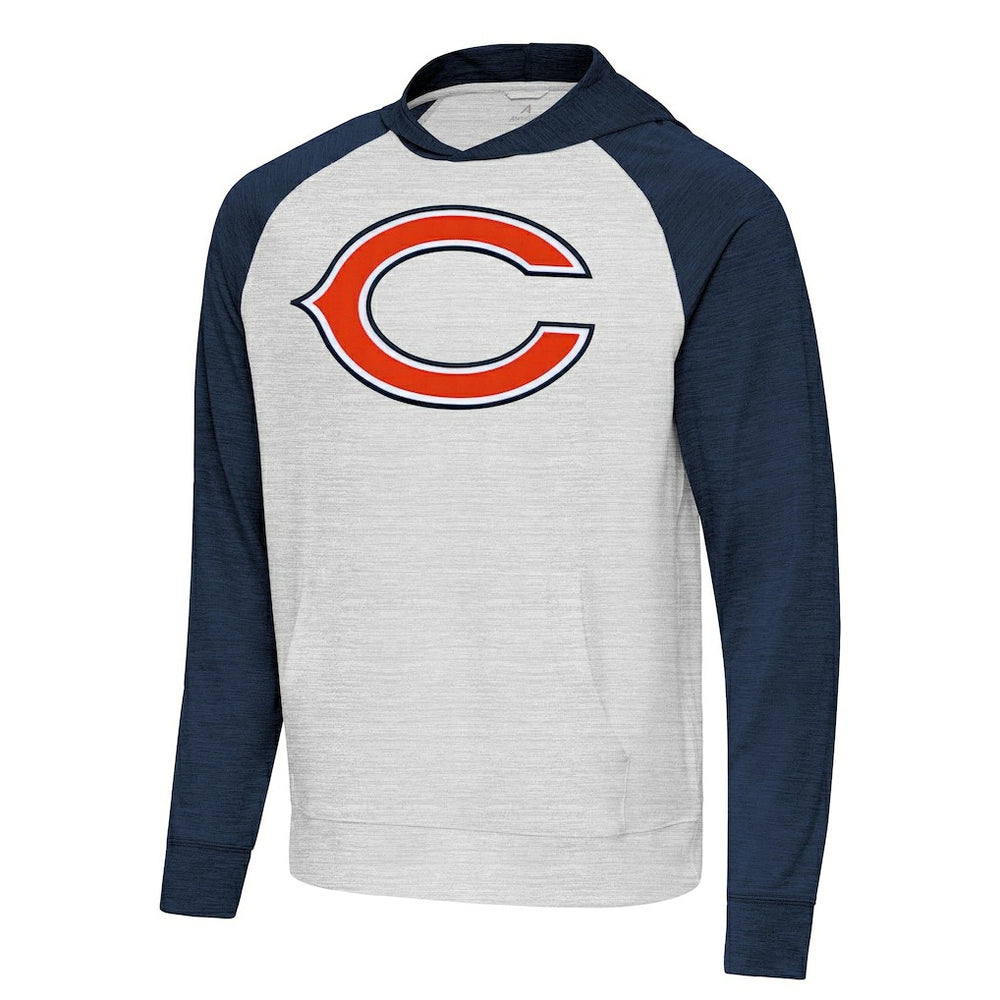 Chicago Bears  Antigua Urgent Raglan Pullover Hoodie