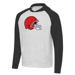 Cleveland Browns  Antigua Urgent Raglan Pullover Hoodie