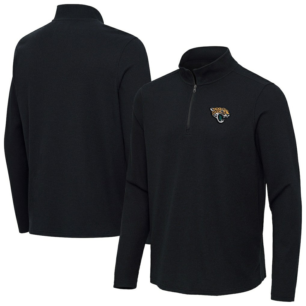 Jacksonville Jaguars  Antigua Sync Tri-Blend Quarter-Zip Pullover