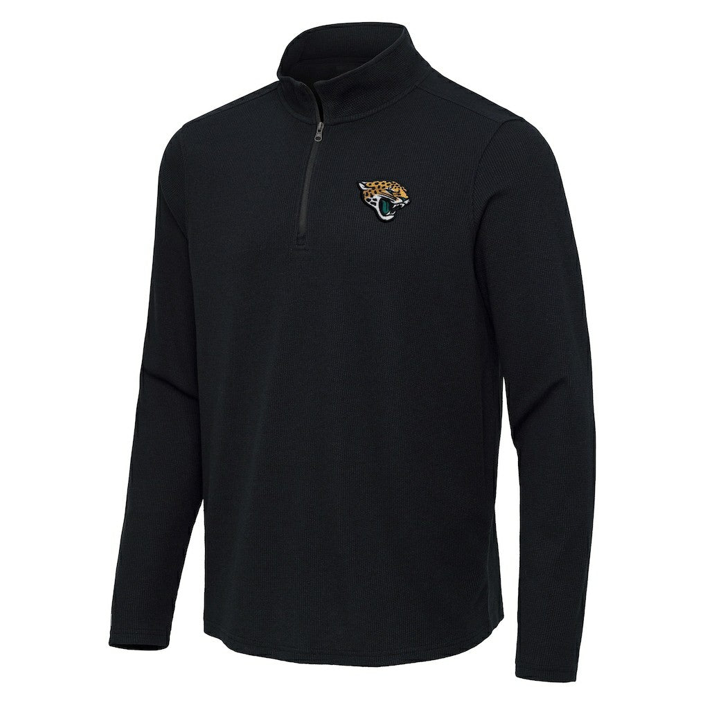 Jacksonville Jaguars  Antigua Sync Tri-Blend Quarter-Zip Pullover