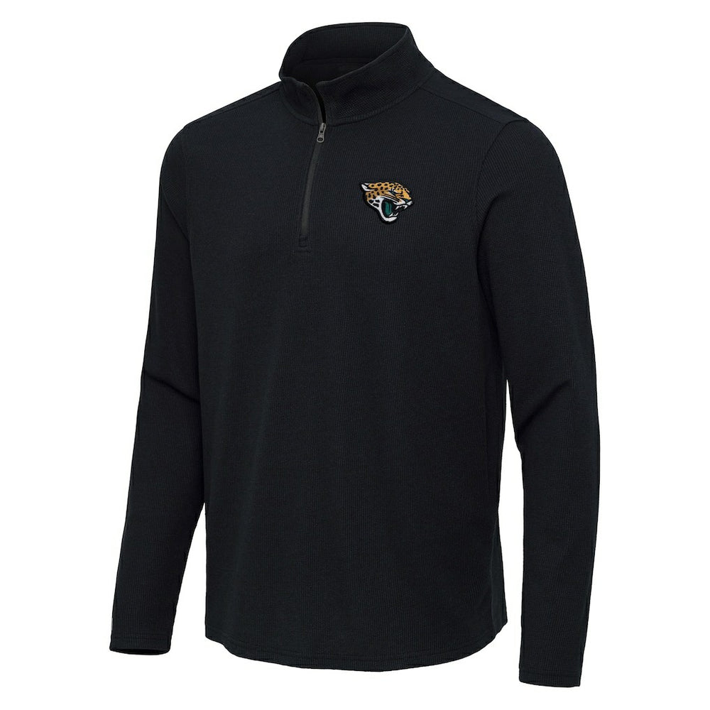 Jacksonville Jaguars  Antigua Sync Tri-Blend Quarter-Zip Pullover