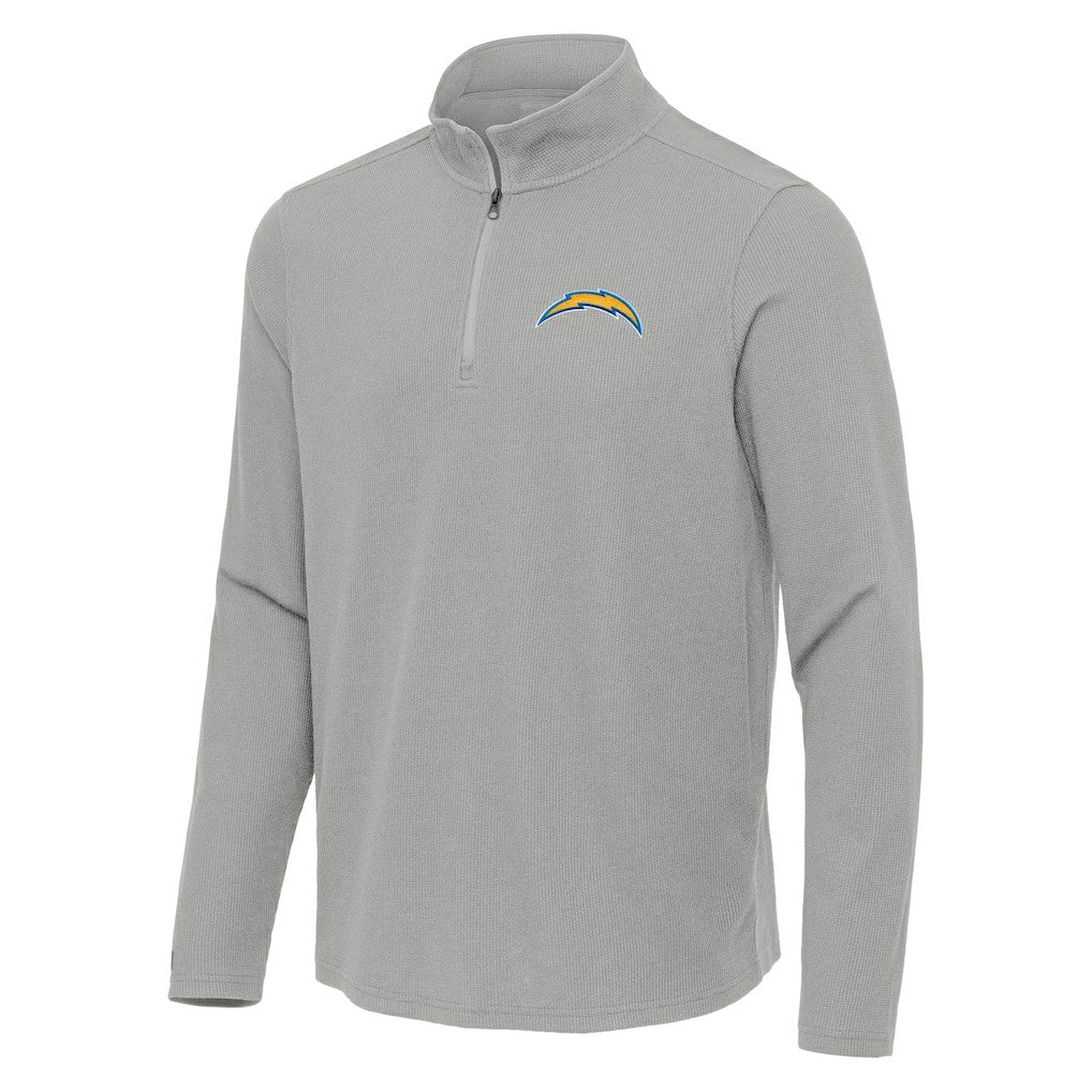 Los Angeles Chargers  Antigua Sync Tri-Blend Quarter-Zip Pullover