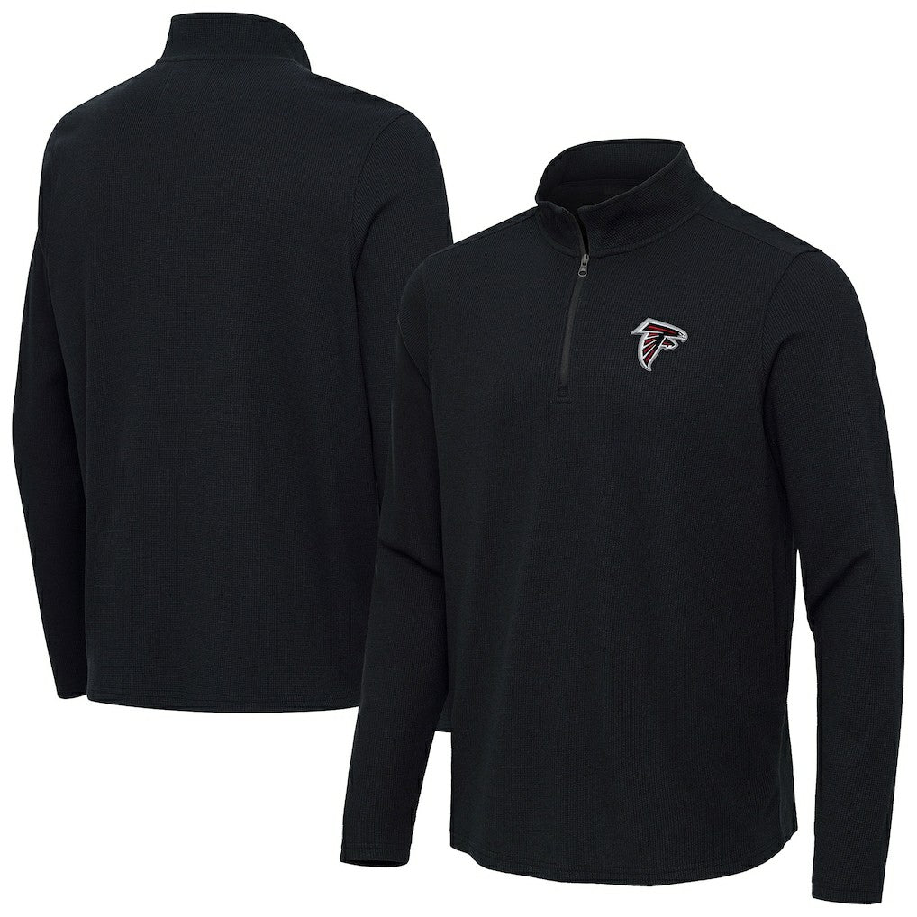 Atlanta Falcons  Antigua Sync Tri-Blend Quarter-Zip Pullover