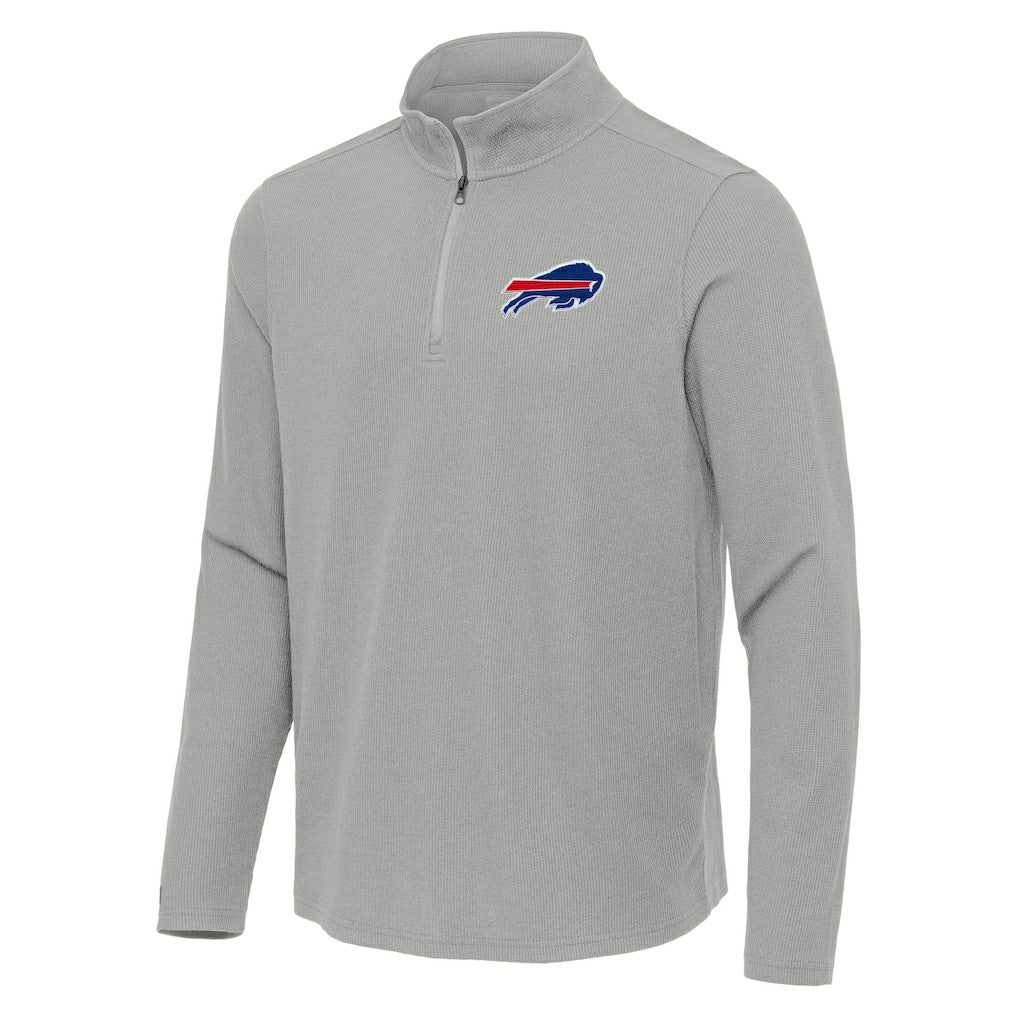 Buffalo Bills  Antigua Sync Tri-Blend Quarter-Zip Pullover