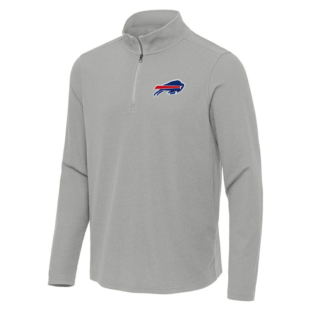 Buffalo Bills  Antigua Sync Tri-Blend Quarter-Zip Pullover