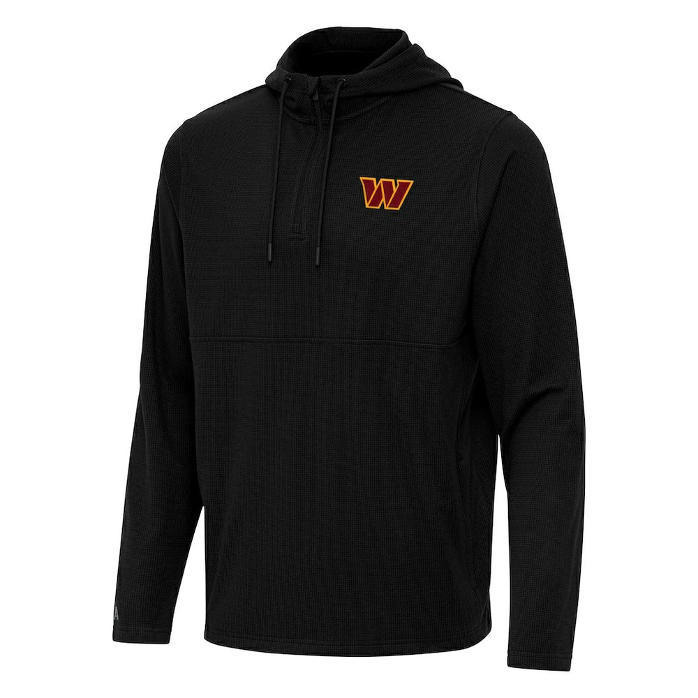 Washington Commanders  Antigua Connected Quarter-Zip Pullover Hoodie