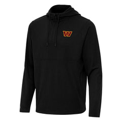 Washington Commanders  Antigua Connected Quarter-Zip Pullover Hoodie