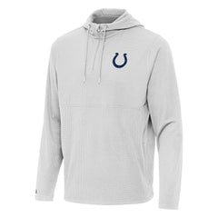 Indianapolis Colts  Antigua Connected Quarter-Zip Pullover Hoodie