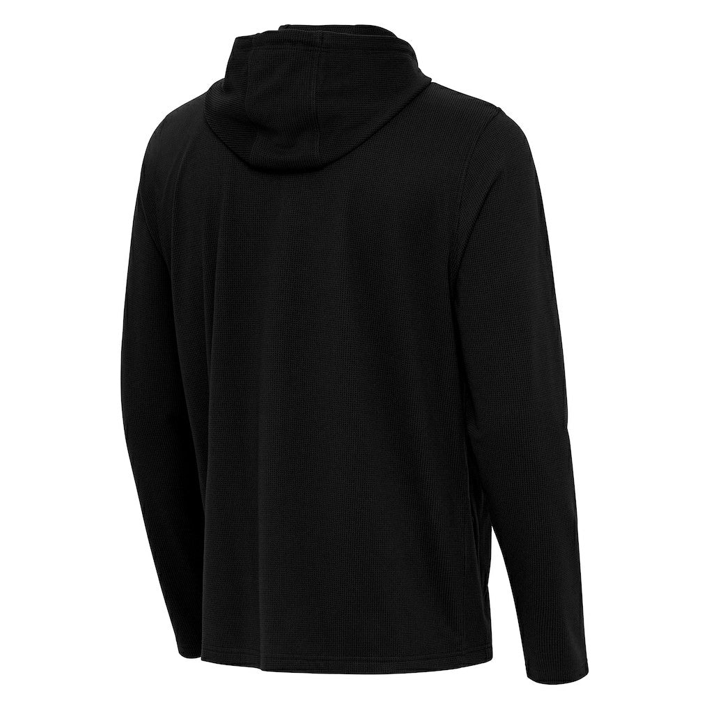 New York Jets  Antigua Connected Quarter-Zip Pullover Hoodie