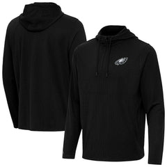 Philadelphia Eagles  Antigua Connected Quarter-Zip Pullover Hoodie