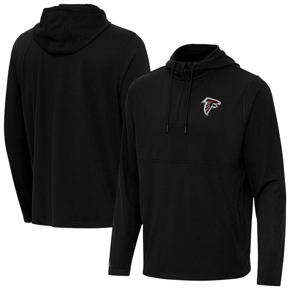 Atlanta Falcons  Antigua Connected Quarter-Zip Pullover Hoodie