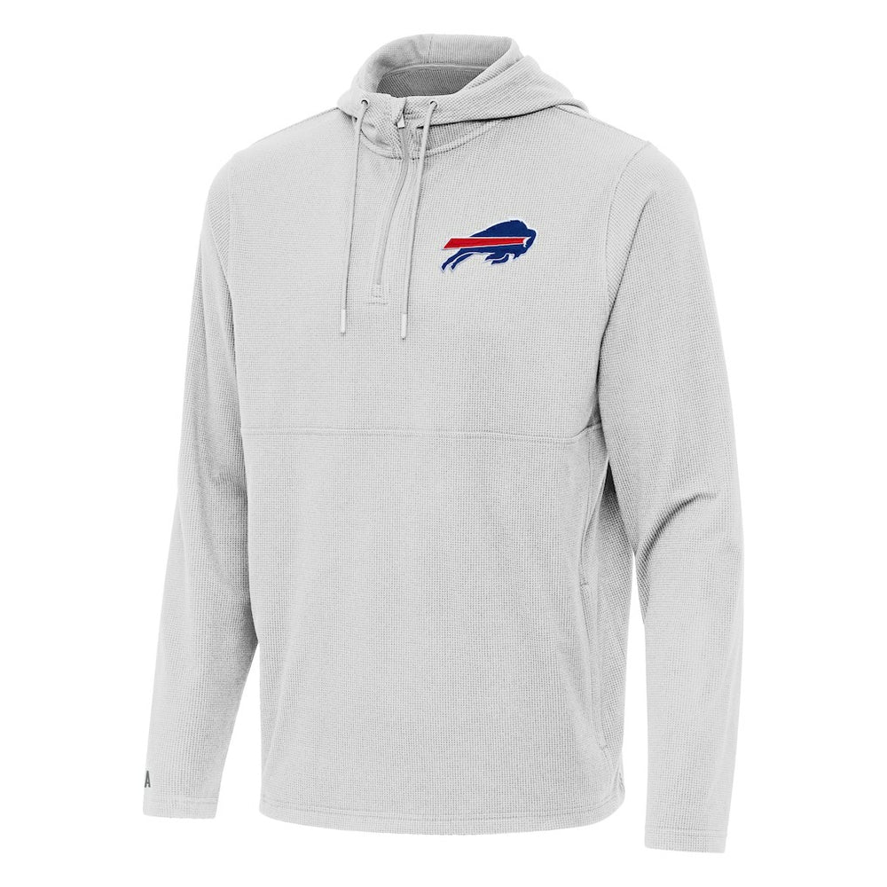 Buffalo Bills  Antigua Connected Quarter-Zip Pullover Hoodie