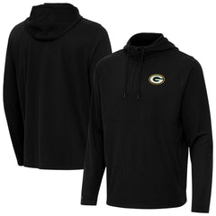 Green Bay Packers  Antigua Connected Quarter-Zip Pullover Hoodie