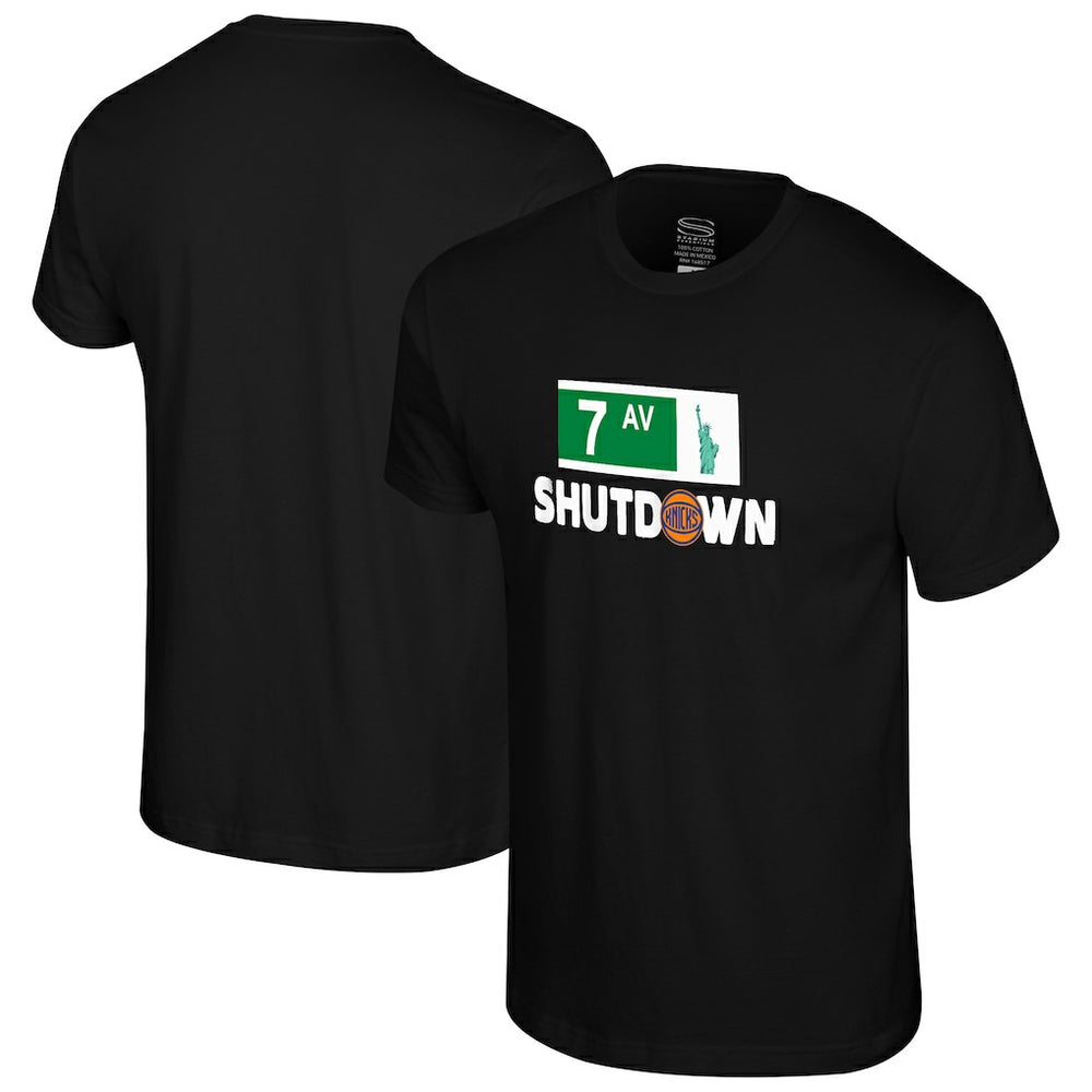 New York Knicks Stadium Essentials 7th Avenue Shutdown T-Shirt On Sale