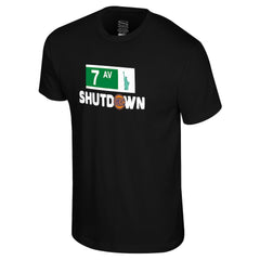 New York Knicks Stadium Essentials 7th Avenue Shutdown T-Shirt On Sale