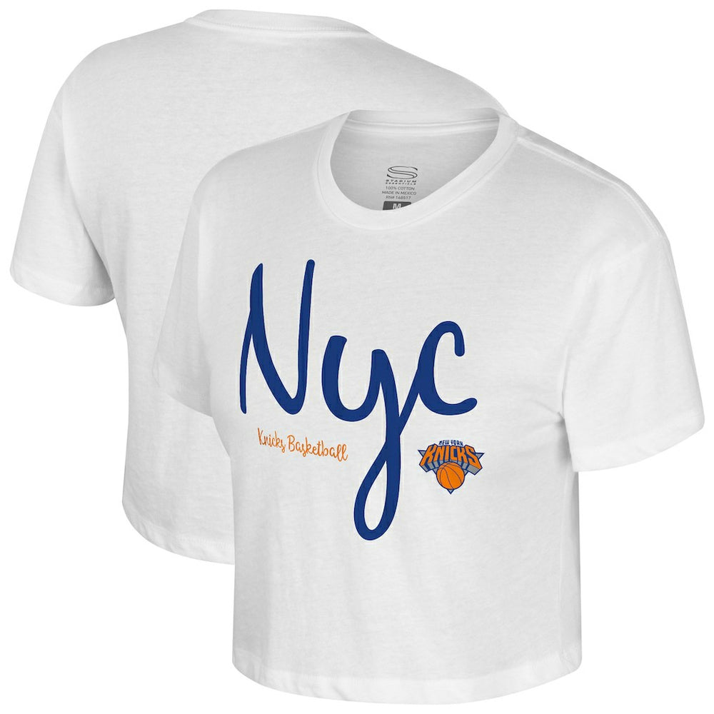 New York Knicks Stadium Essentials Cropped Third Quarter T-Shirt Online