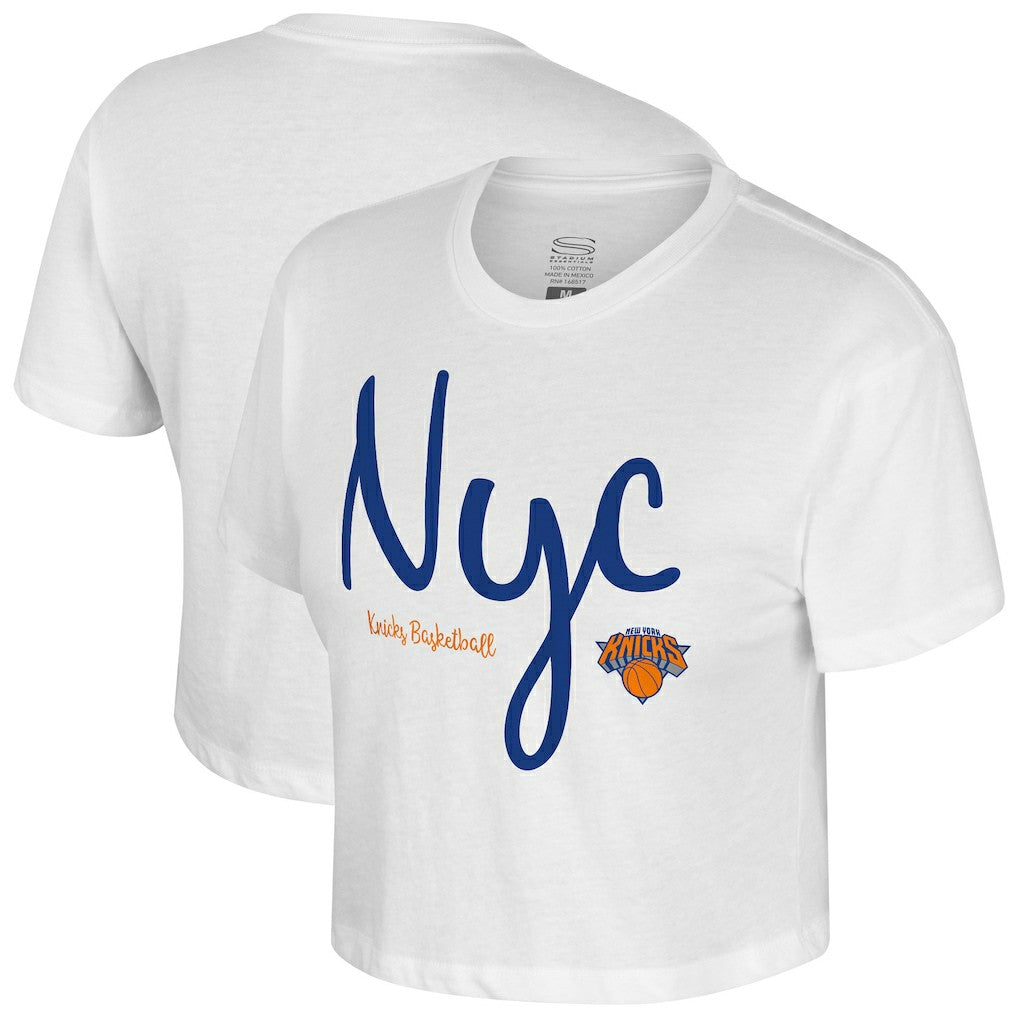 New York Knicks Stadium Essentials Cropped Third Quarter T-Shirt Online
