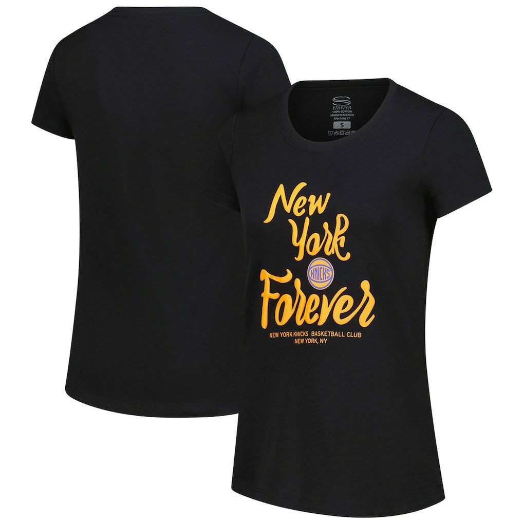 New York Knicks Stadium Essentials Women's Forever NYC T-Shirt Online
