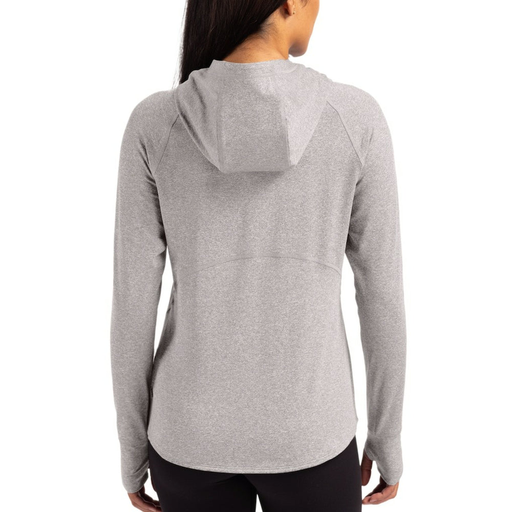 Baltimore Ravens  Cutter & Buck Women's Tonal Logo Adapt Knit Recycled Raglan Pullover Hoodie