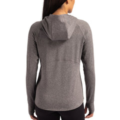Cleveland Browns  Cutter & Buck Women's Throwback Logo Adapt Knit Recycled Raglan Pullover Hoodie
