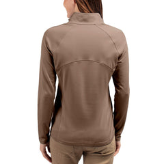 Seattle Seahawks  Cutter & Buck Women's Tonal Adapt Eco Knit Stretch Recycled Raglan Half-Zip Pullover