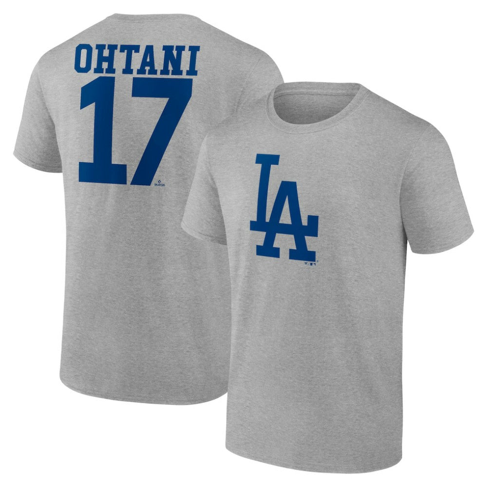 Shohei Ohtani Los Angeles Dodgers Player Name & Number T-Shirt | MLB Sale