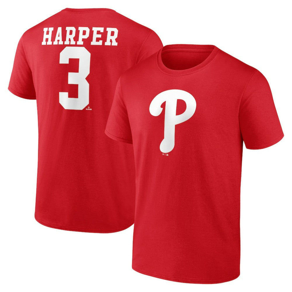 Bryce Harper Philadelphia Phillies Player Name & Number T-Shirt | MLB Outlet