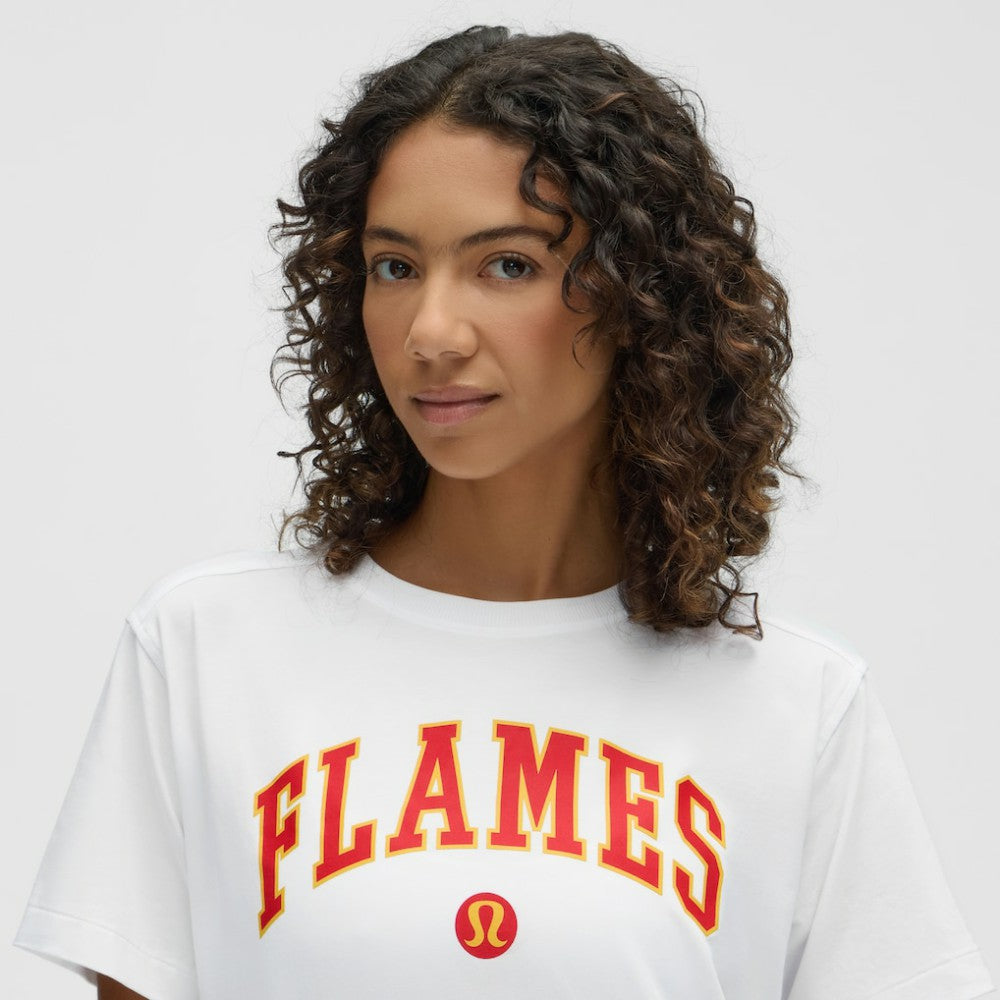 Calgary Flames lululemon Women's All Yours Organic Cotton T-Shirt Outlet