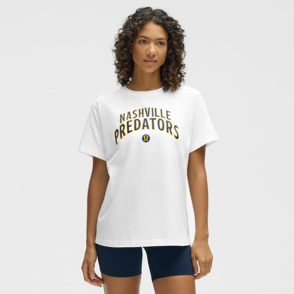Nashville Predators lululemon Women's All Yours Organic Cotton T-Shirt Discount