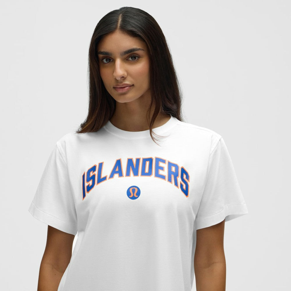 New York Islanders lululemon Women's All Yours Organic Cotton T-Shirt Sale