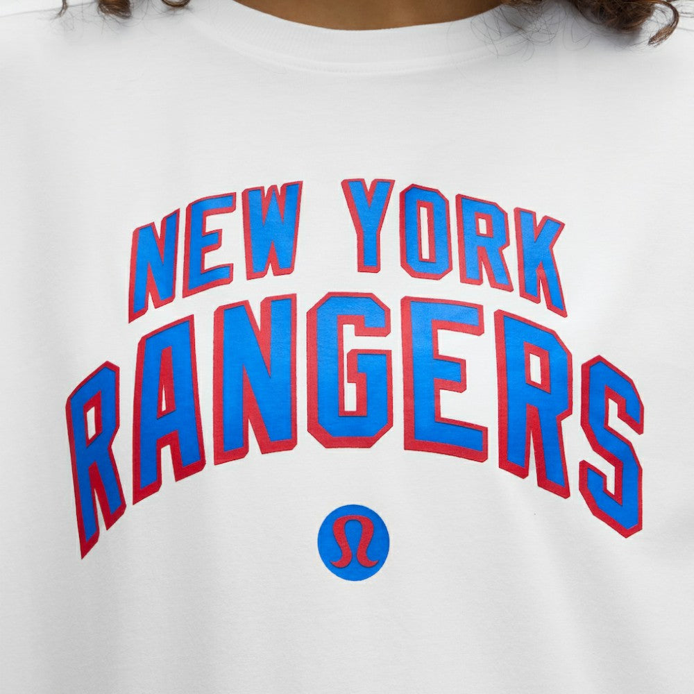 New York Rangers lululemon Women's All Yours Organic Cotton T-Shirt Discount