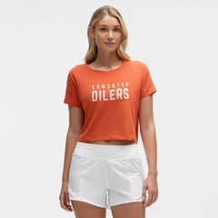 Edmonton Oilers lululemon Women's Cates T-Shirt On Sale