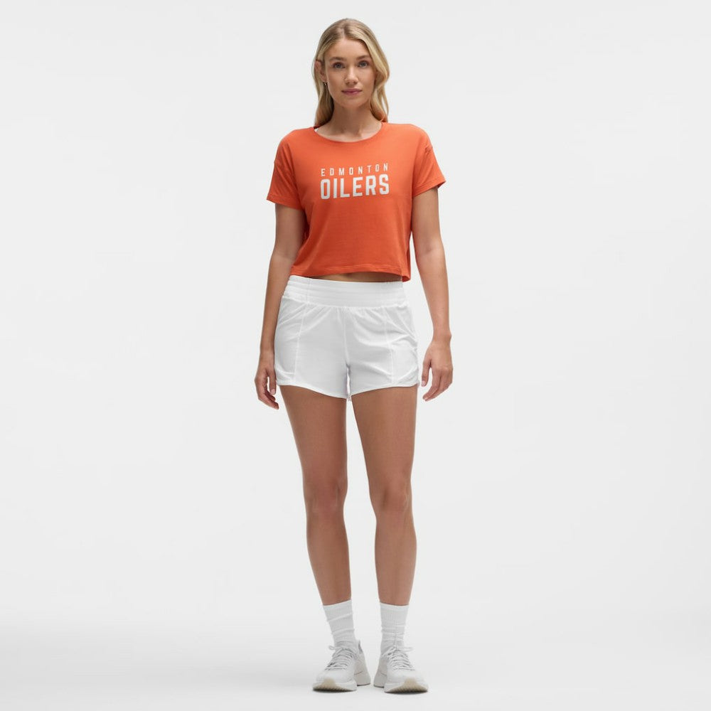 Edmonton Oilers lululemon Women's Cates T-Shirt On Sale