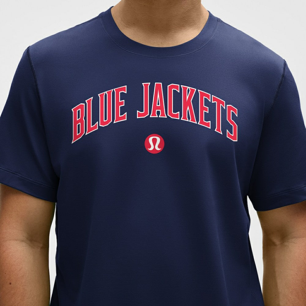 Columbus Blue Jackets lululemon Organic Cotton Classic-Fit T-Shirt Outlet