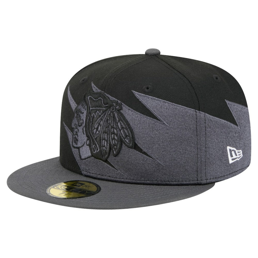 Chicago Blackhawks New Era Spikes 59FIFTY Fitted Hat Discount