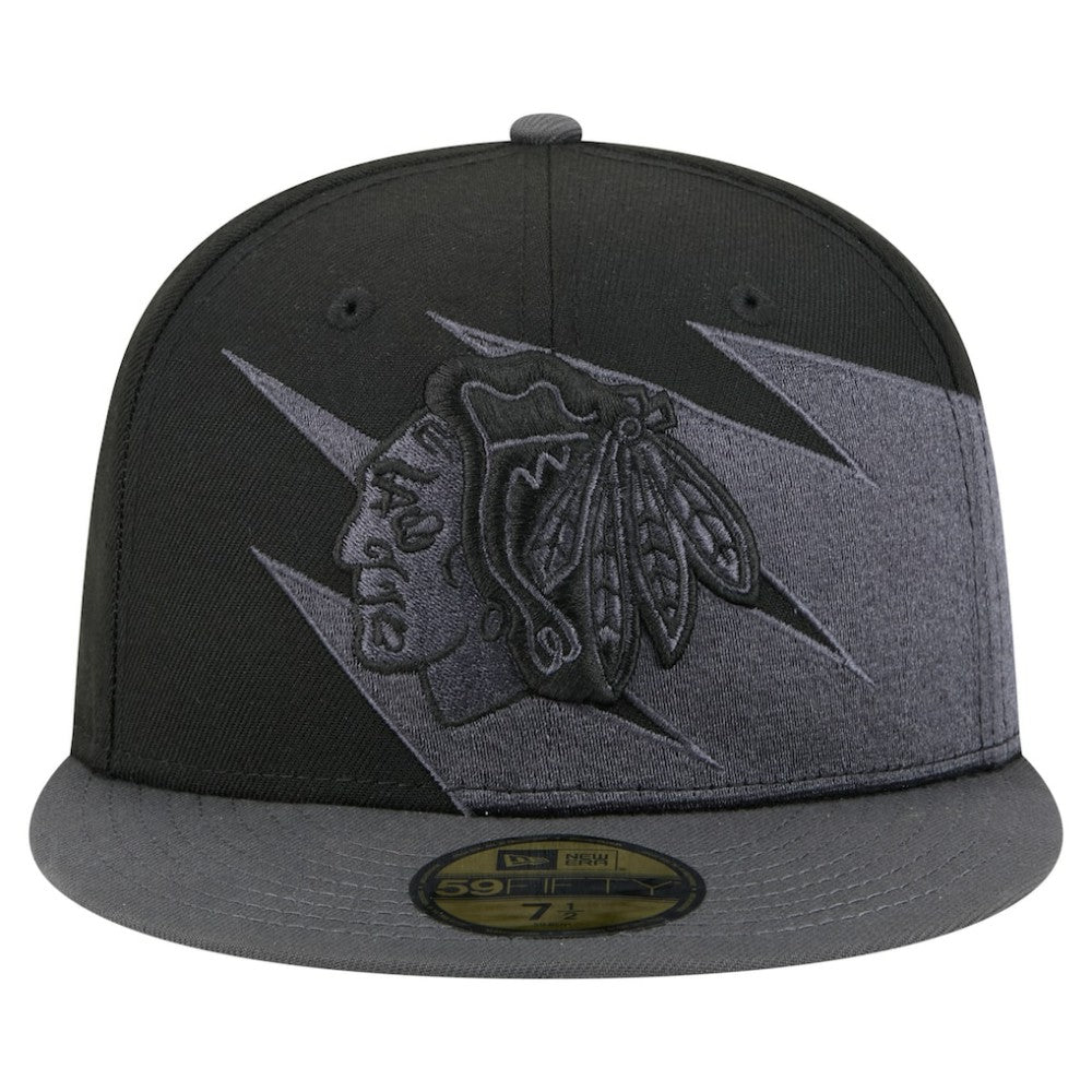 Chicago Blackhawks New Era Spikes 59FIFTY Fitted Hat Discount