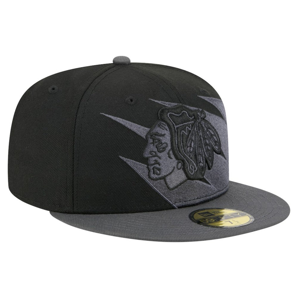 Chicago Blackhawks New Era Spikes 59FIFTY Fitted Hat Discount