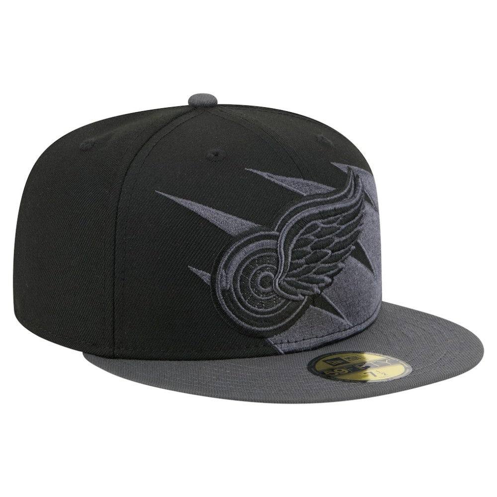 Detroit Red Wings New Era Spikes 59FIFTY Fitted Hat Outlet