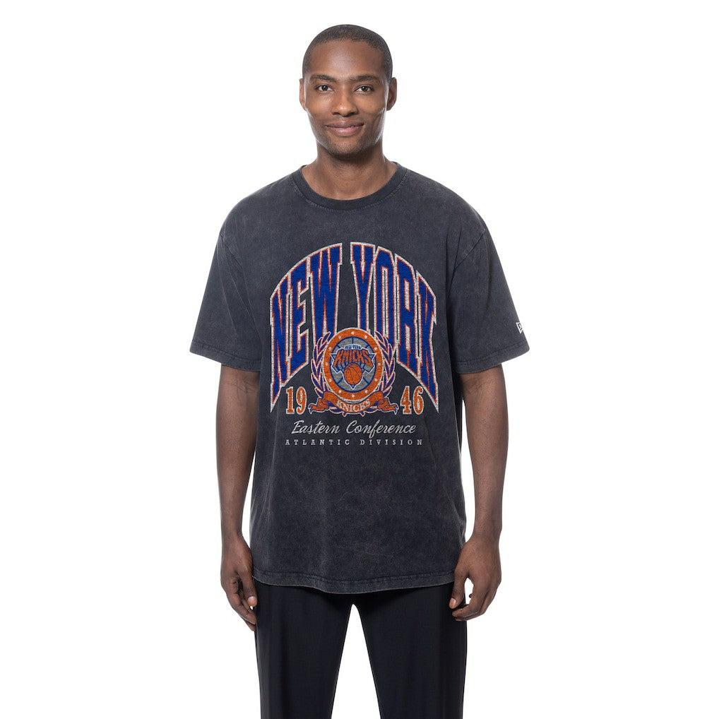 New York Knicks Sport Classics Mineral Washed T-Shirt Discount