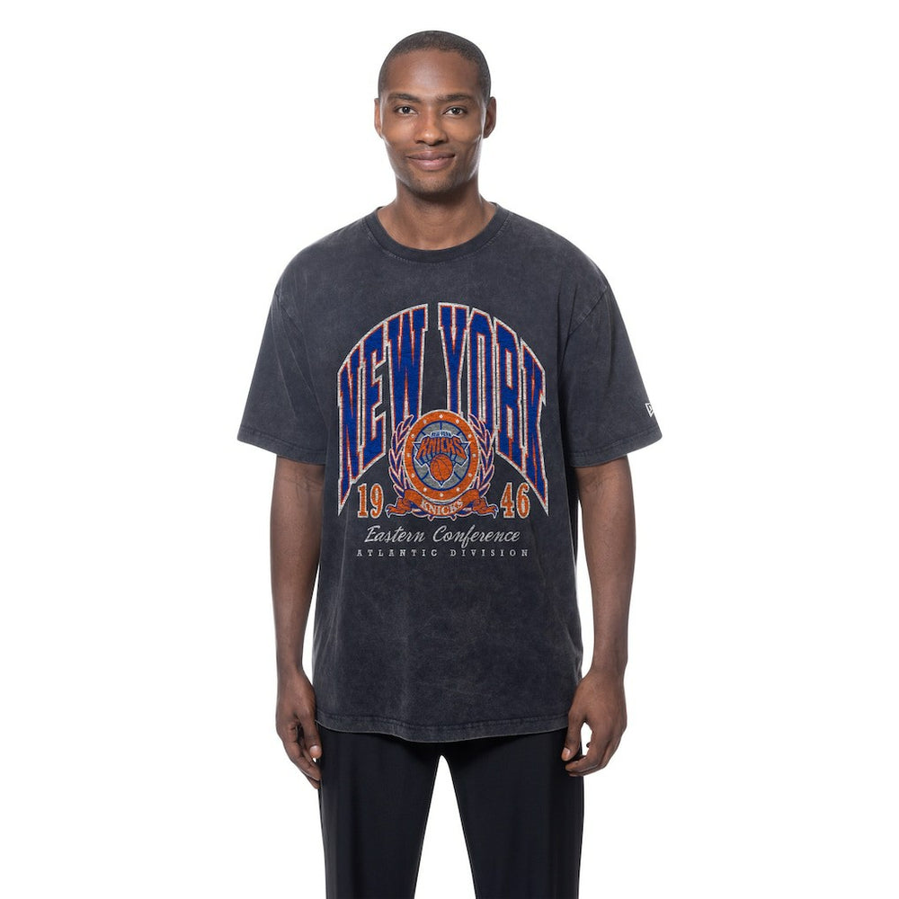 New York Knicks Sport Classics Mineral Washed T-Shirt Discount