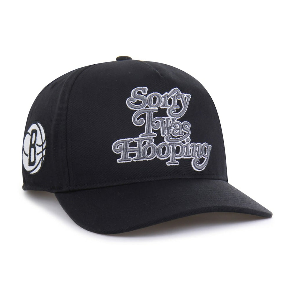 Brooklyn Nets Brand Seen by '47 Sorry I Was Hooping Hitch Adjustable Hat New