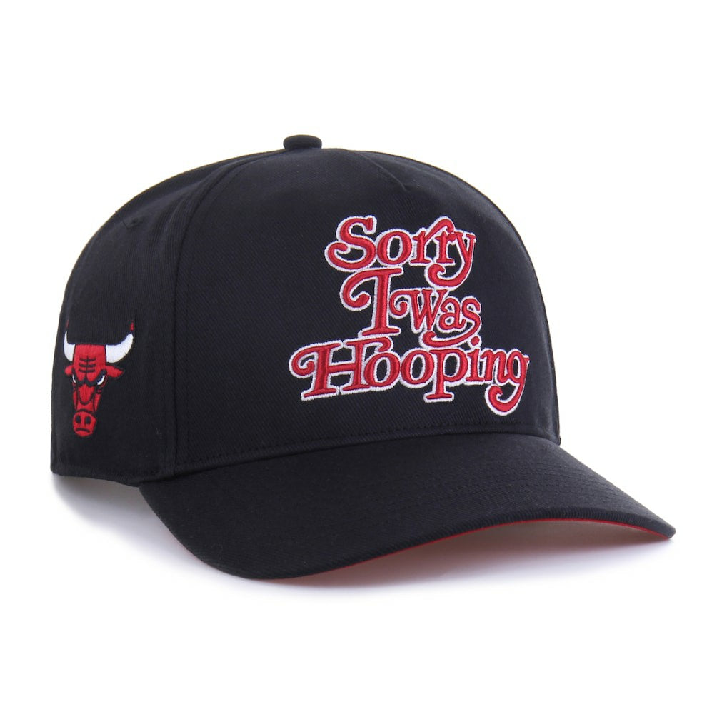 Chicago Bulls Brand Seen by '47 Sorry I Was Hooping Hitch Adjustable Hat For Sale