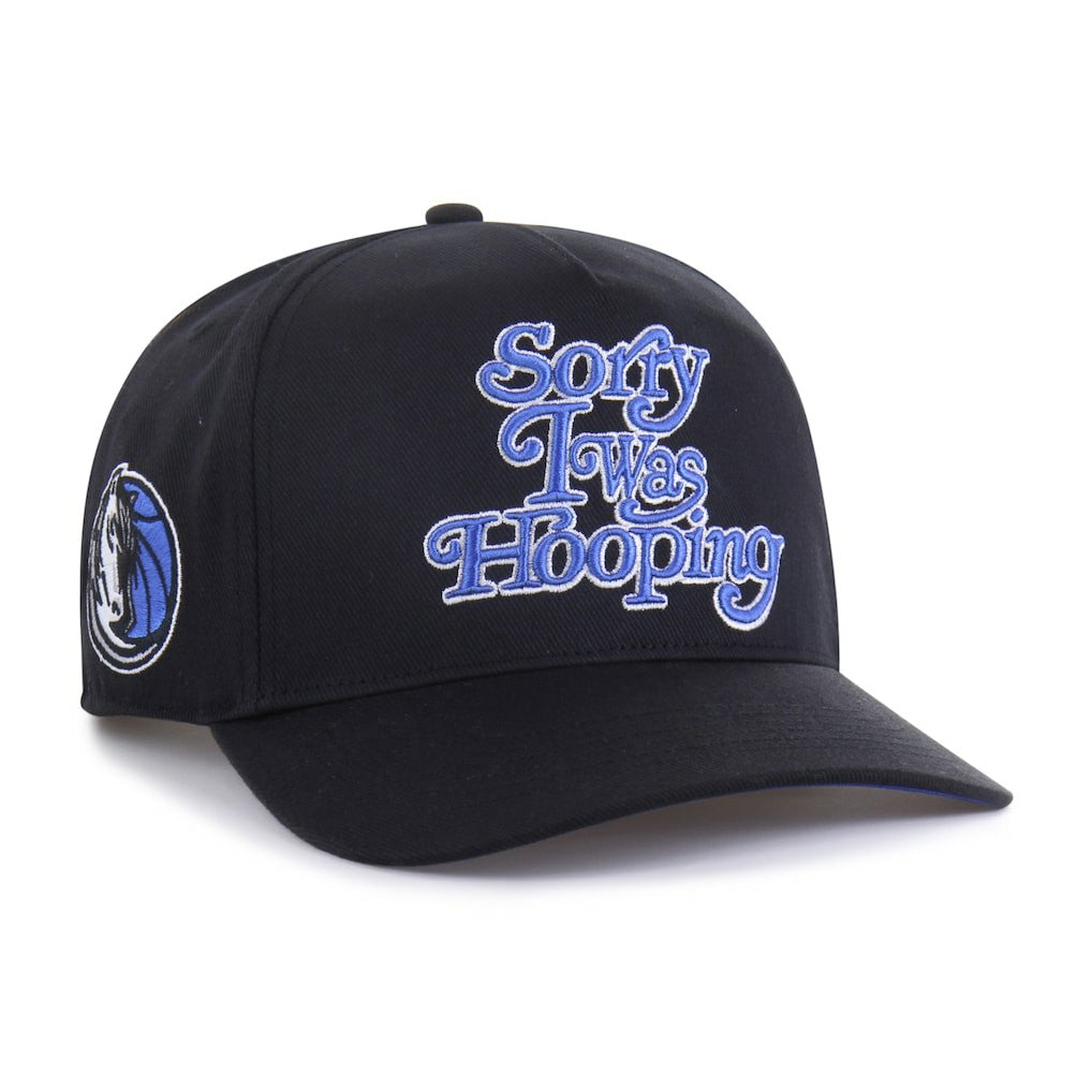 Dallas Mavericks Brand Seen by '47 Sorry I Was Hooping Hitch Adjustable Hat sale Discount