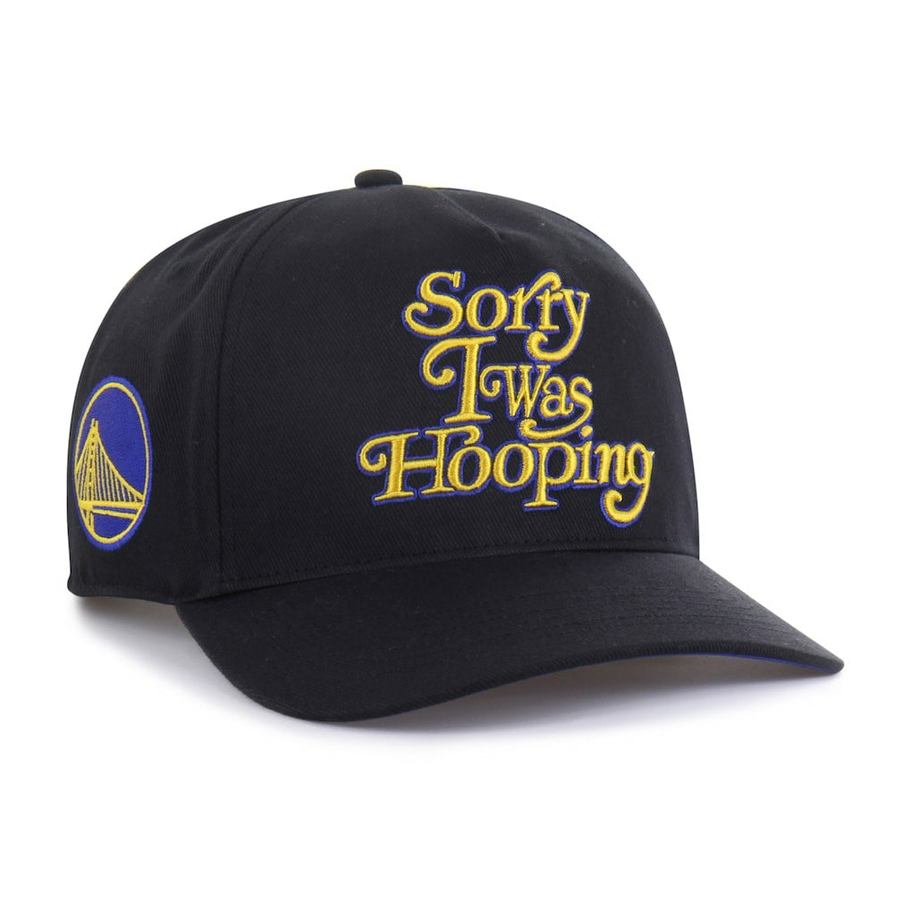 Golden State Warriors Brand Seen by '47 Sorry I Was Hooping Hitch Adjustable Hat sale For Sale